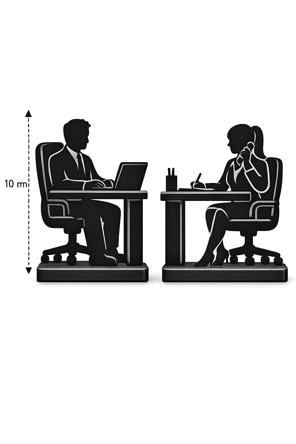 Figuras decorativas de minero - administracion en oficinas (para regalos corporativos)